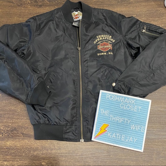 Harley-Davidson Other - Harley Davidson Nylon Bomber Jacket Men’s Small